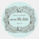 Search for vintage inspired stickers Blue