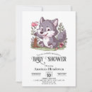 Recherche de wolf baby shower invitations Loup