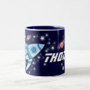 Search for space rocket mugs Blue