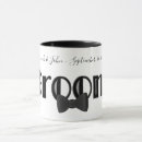 Search for black tie mugs Groom