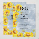 Recherche de watercolor sunflower invitations Moderne