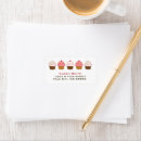 Search for cooking return address labels Cupcake