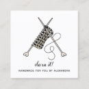 Recherche de tricoteuses cartes visite Pour elle