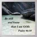 Search for be still and know that i am god posters Psalm 46 10