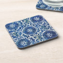 Recherche de chinois vintage dessous de verres Bleu