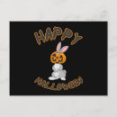 Recherche de lapin effrayant cartes postales Drôle