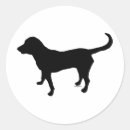 Recherche de silhouette labrador autocollants Chien