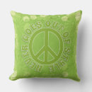 Search for peace sign pillows Peace on earth