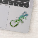Search for blue lizard stickers Green