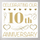 Search for 10th anniversary posters Gold