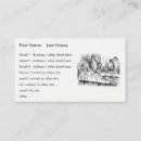 Search for tea business cards Illustration