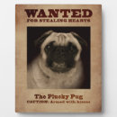 Search for funny plaques Pug