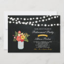 Search for floral retirement party invitations Celebration