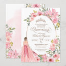Search for blush pink quinceanera invitations Floral