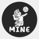 Search for competitive athlete stickers Volleyball