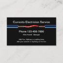 Search for electrical wiring business cards Modern