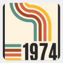 Search for made in 1974 stickers Vintage