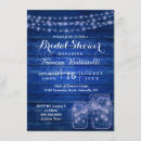 Search for evening bridal shower invitations Mason jar