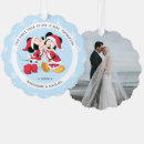 Search for mickey minnie wedding ornaments Disney first christmas