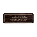 Search for dark wood return address labels Barn