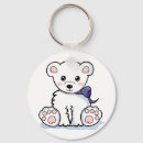 Search for cute polar bear keychains Snow
