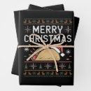 Search for ugly christmas sweater wrapping paper Santa