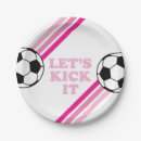 Search for pink soccer plates Girl
