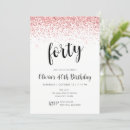 Search for drop in party invitations Rose gold