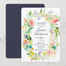 Recherche de watercolor wreath invitations Floral