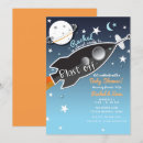 Search for rocket ship baby shower invitations Planets