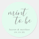 Search for mint green wedding stickers Elegant