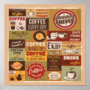 Search for beverage posters Typography