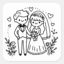 Search for stick figure stickers Bride