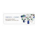 Search for blue and green wedding return address labels Floral