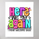 Recherche de welcome back posters Bienvenue