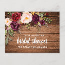 Search for wood bridal shower invitations Floral
