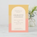 Search for yellow monogram invitations Simple