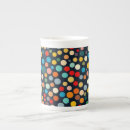 Search for polka dot background mugs Colourful