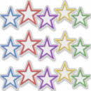 Search for blue outline stickers Red