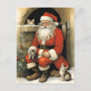 Recherche de costume de noël cartes postales Santa claus