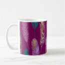 Search for purple feather mugs Illustration