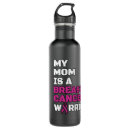 Search for breast cancer water bottles Warrior
