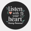 Search for hearing stickers Support