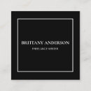 Recherche de main écrite cartes visite Écrivain