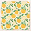 Search for citrus fruit coasters Yellow