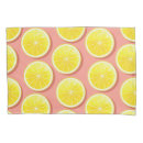 Search for fruit pattern pillowcases Yellow
