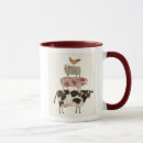 Search for barnyard animal mugs Cow