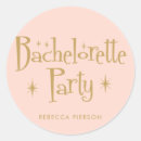 Search for pink bachelorette stickers Typography
