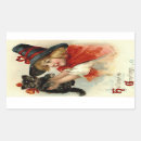 Search for vintage halloween black cat stickers Girl