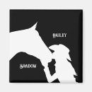 Recherche de cheval blanc noir magnets Ouest